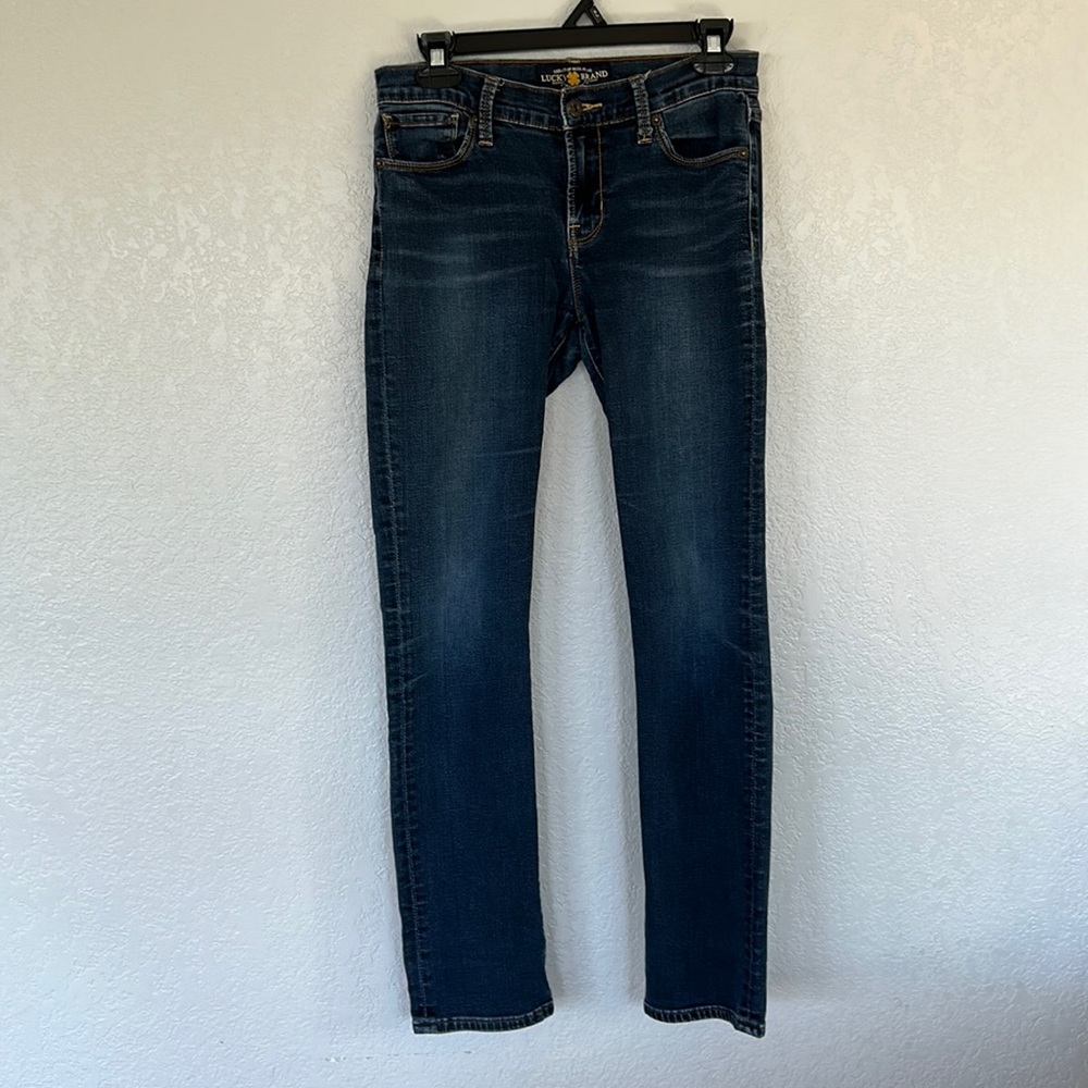 Lucky Dark Blue Stretch Denim Jeans. Size 4.